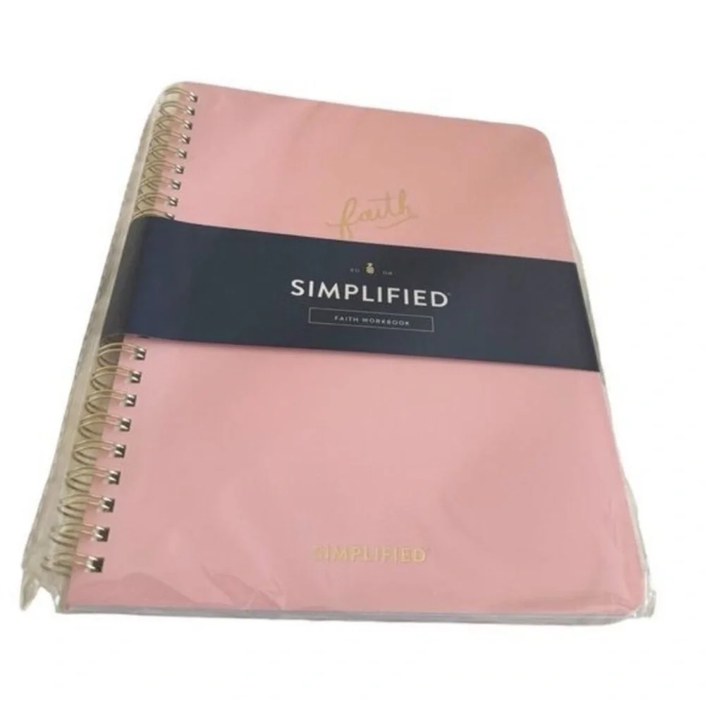 Simplified by Emily Ley Bees in Bloom Planner Pouch and Faith Workbook NWT